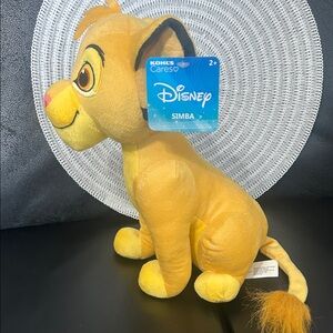 Disney The Lion King Young Simba Plush - Kohl's Cares (NWT)